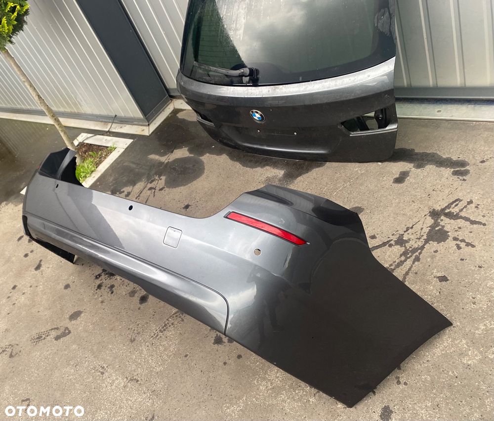 BMW 5 V  F11 F 11 kompletna KLAPA TYLNA z szybą tył pokrywa BAGAŻNIKA TYLNIA + zderzak tylny tylni tył B39 szyba tylna tylnia klapy w klapę tylną tył - 8