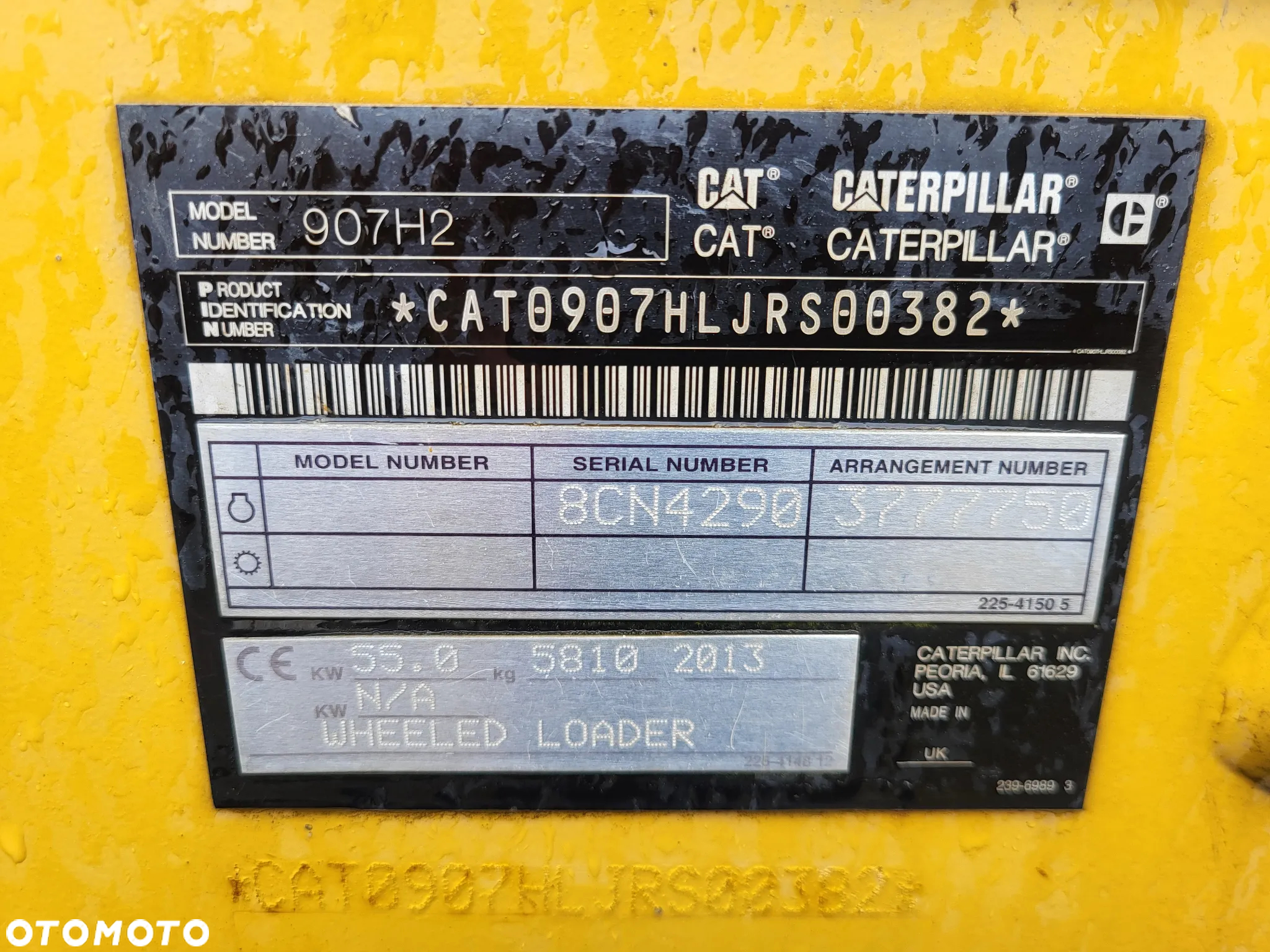 Caterpillar 907H2 / z Niemiec / 906 H / 908 H2 - 7