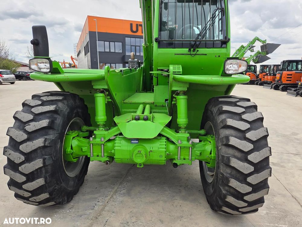 Merlo CA SI O MACARA de 12t, P120.10, ridica 12t la 5m si 7t la 10m, 1.164h, 2018, furci, cupa 3,5mc, Masa operational 15,6t, sistem protectie cu 3 camere/parte, protectie cabina, Aer cond, cilindri de MACARA, posibil leasing 2 ani, PROMOTIE 93.900 EUR+Tva - 9