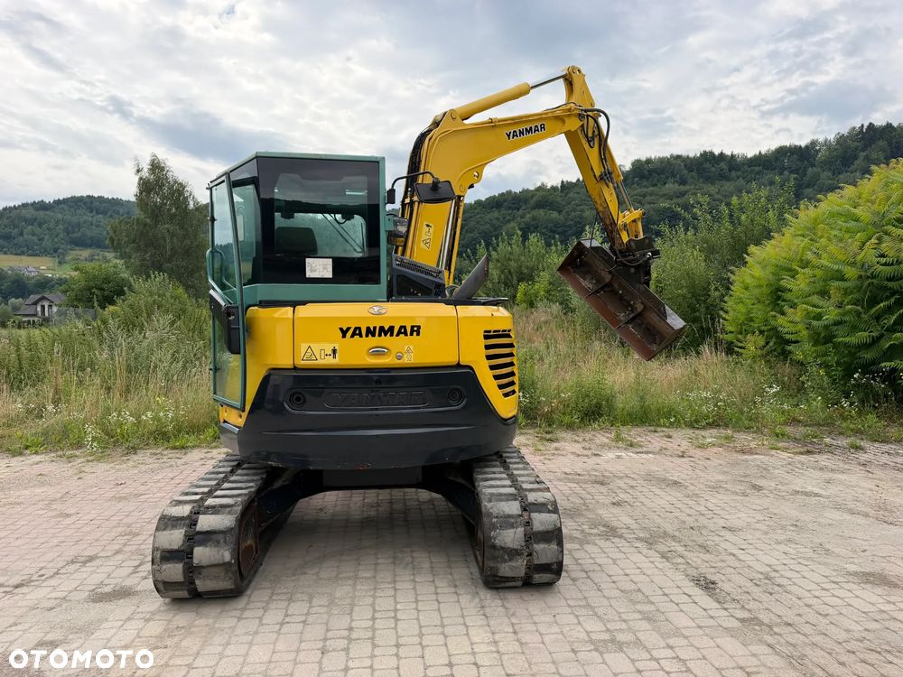 Yanmar VIO80-1A Koparka Gąsienicowa 8 ton jak Nowa z Salonu 2015 rok. KLIMATYZACJA. Łyżka skarpowa Hydrauliczna.  Szybko-złącze lenhoff hydrauliczne. Yanmar silnik 4 cylindry! Maszyna z Norwegii. Własna Pompa do tankowania ON. ani deka luzów i wycieków! OKAZJA Linia Hydr. Plus. Długie ramię PLUS. Oświetlenie LED. Wielka Okazja! Pełne sterowanie z dżojstików!! - 2