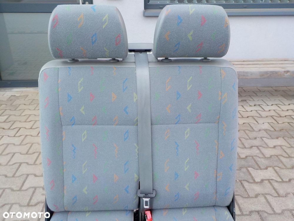 VW T5 T6 FOTEL PODWÓJNY PASAŻERA PRZÓD DWÓJKA INKA - 5