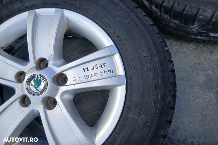 Jante aliaj cu anvelope 15 - set 205/60 R15 Z10601025S 6.5JX15H2 ET50 - 3