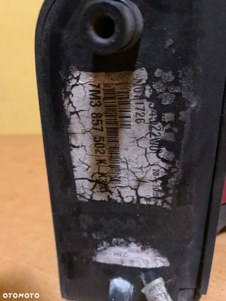 VW SHARAN LIFT LUSTERKO PRAWE 7M3857502K 6PIN - 3