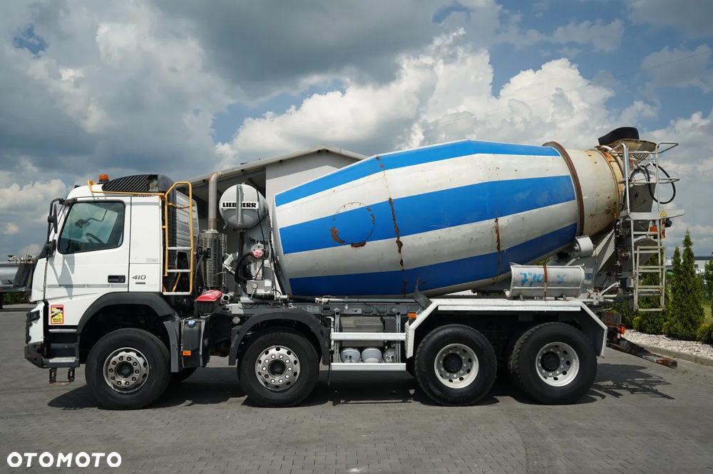 Volvo FMX 410 / 8x4 / GRUSZKA / BETONOMIESZARKA / LIEBHERR / 9 M3 / I-SHIFT/ ALUFELGI / EURO 6 - 3