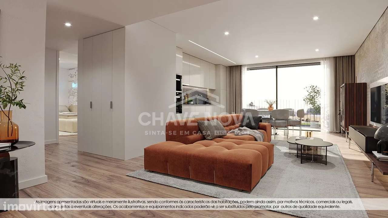 Apartamento T3 Novo c/ 2 Lugares de Garagem em Oliveira do Douro - Grande imagem: 2/35