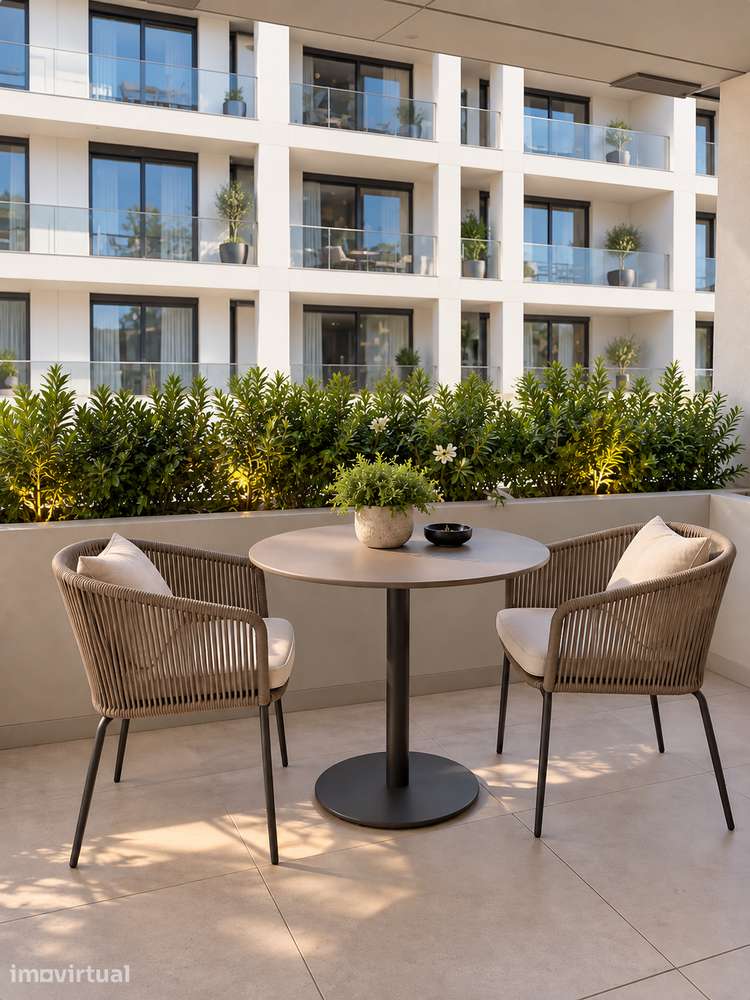 Apartamento T2 Novo com Garagem e Jardim - Grande imagem: 3/8