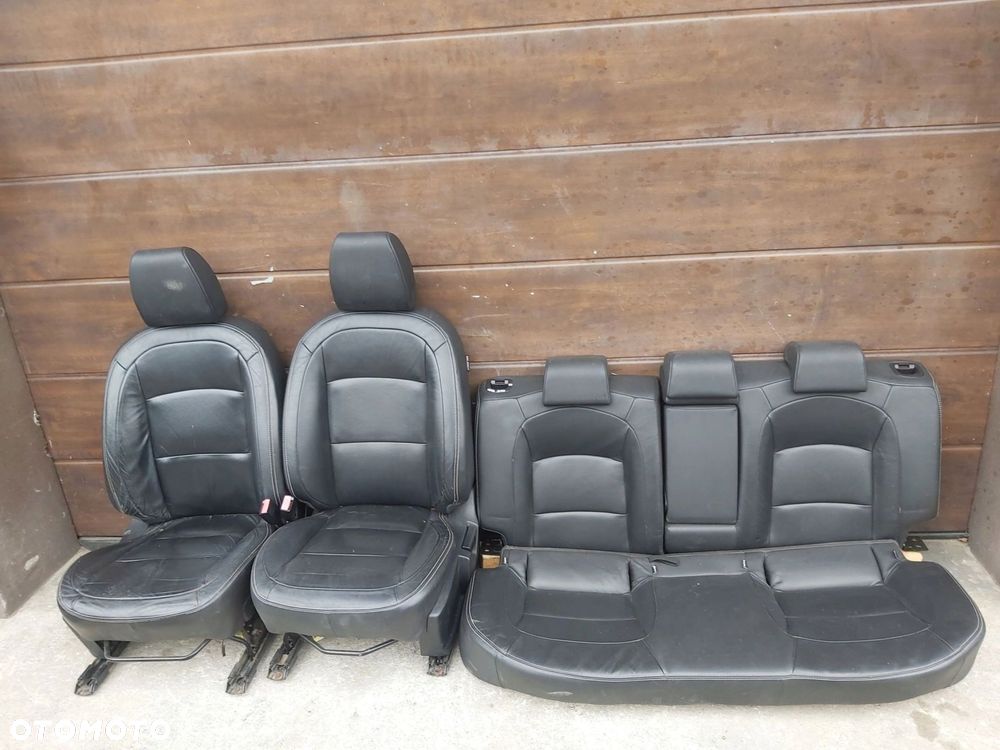 Nissan Qashqai I J10 Lift Fotel lewy prawy przód tył kanapa skóra RHD UK - 3