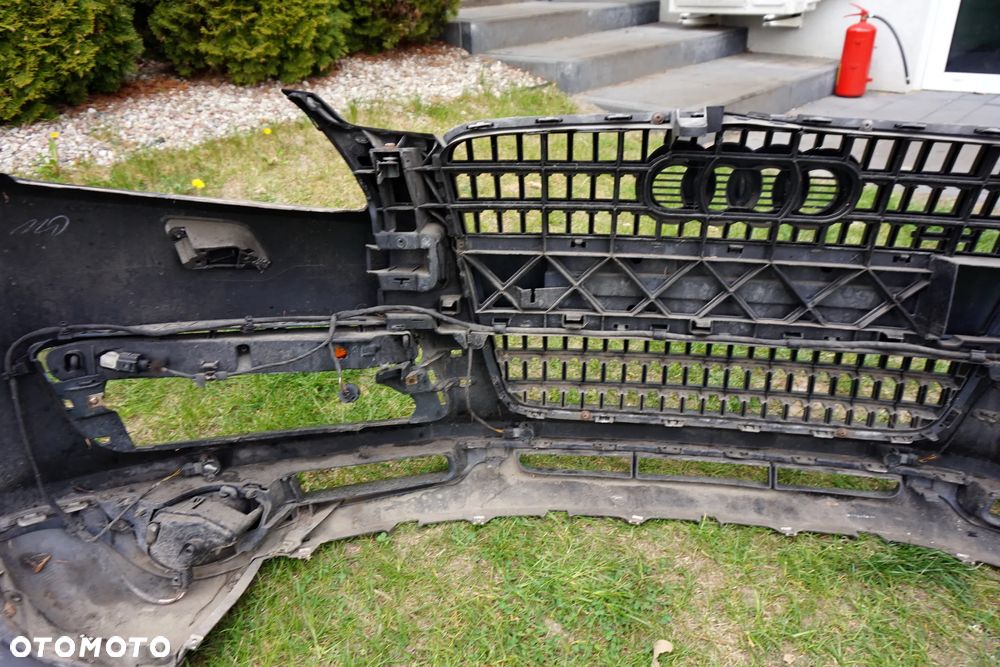 MASKA ZDERZAK BŁOTNIKI LAMPY Q7 4L LIFT LZ5Q  AUDI 2009-2015 CZARNY PRZÓD KOMPLETNY - 37