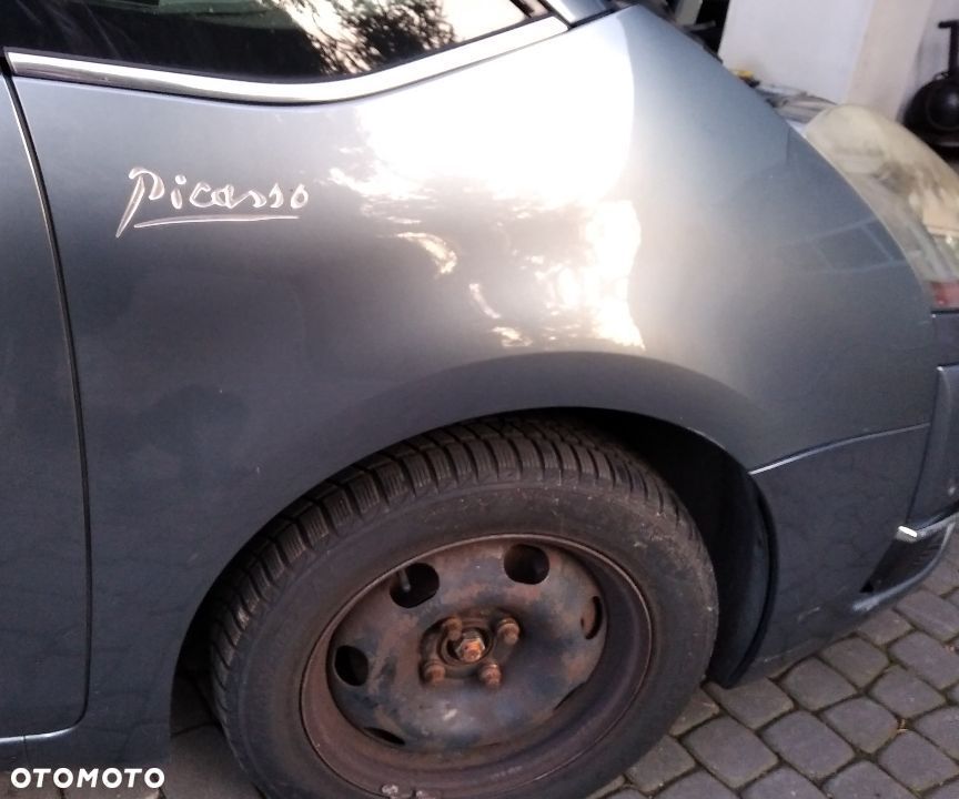 Citroen C4 Grand Picasso I blotnik prawy przod przedni EZWD - 1