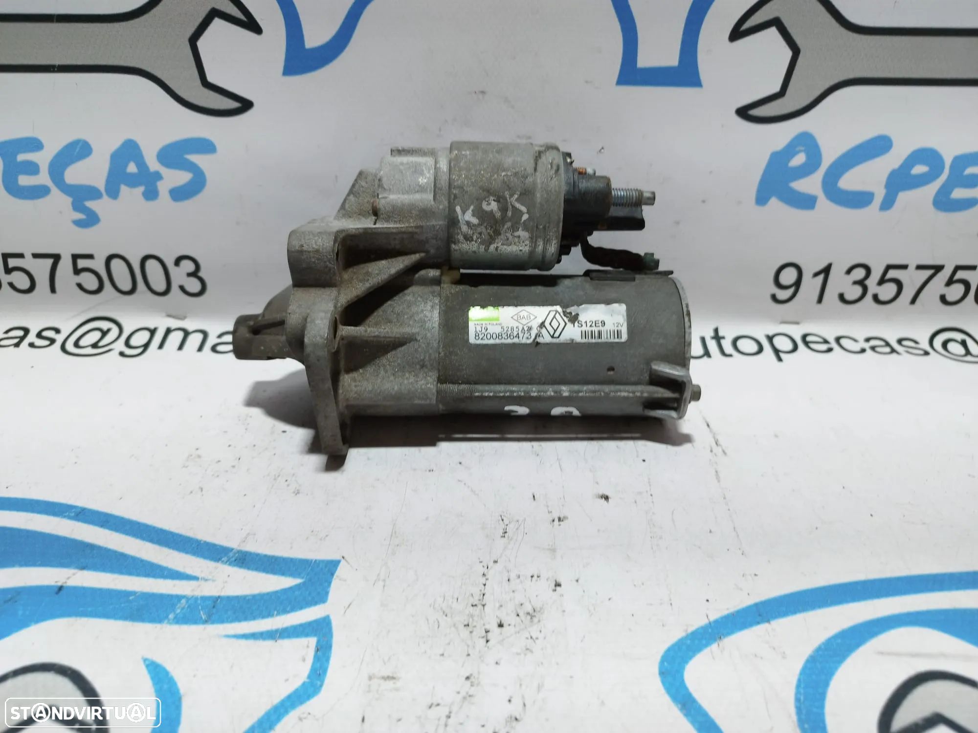 MOTOR ARRANQUE RENAULT CLIO III 3 MK3 8200836473A 8200836473 1J95285AZ0 1J9 5285AZ 0 KANGOO MODUS GRAND MODUS MEGANE III 3 MK3 SCÉNIC GRAND SCÉNIC DACIA LOGAN SANDERO - 1
