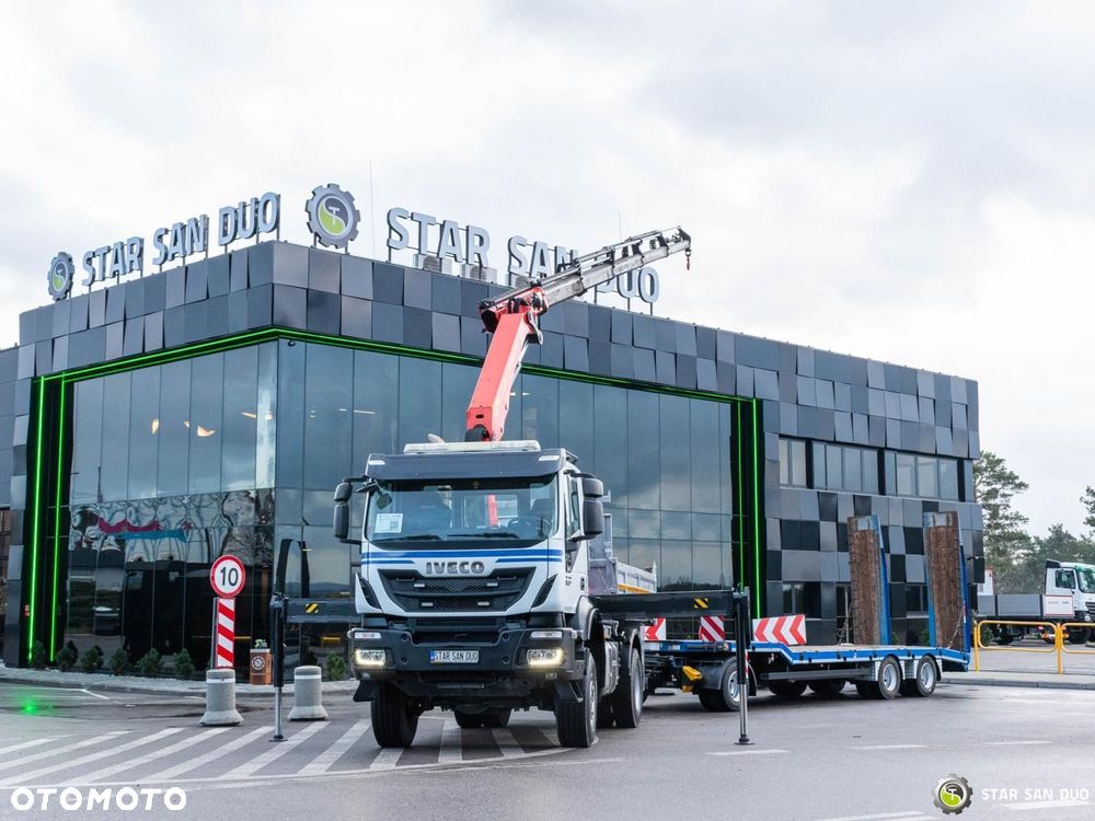 Iveco TRAKKER 450 4x4 PALFINGER PK 23001 EH HDS Żuraw Przyczepa  SCHWARZMÜLLER - 5