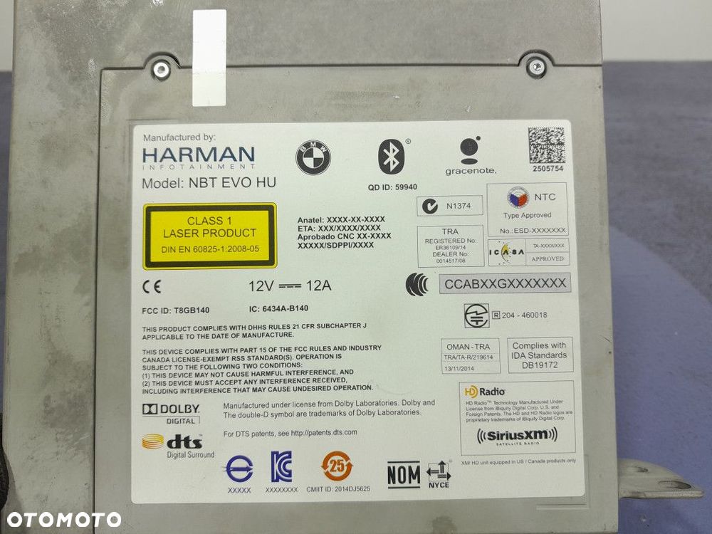 BMW 2 F22 F23 RADIO NAWIGACJA 6434A-B140 - 6