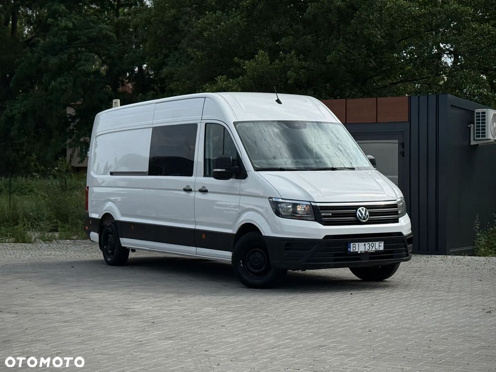 Volkswagen Crafter 4x4 4Motion / L4 H2 Maxi / Brygadówka 6-osobowy / Webasto / Klimatyzacja / HAK / Zarejestrowany w PL - 1