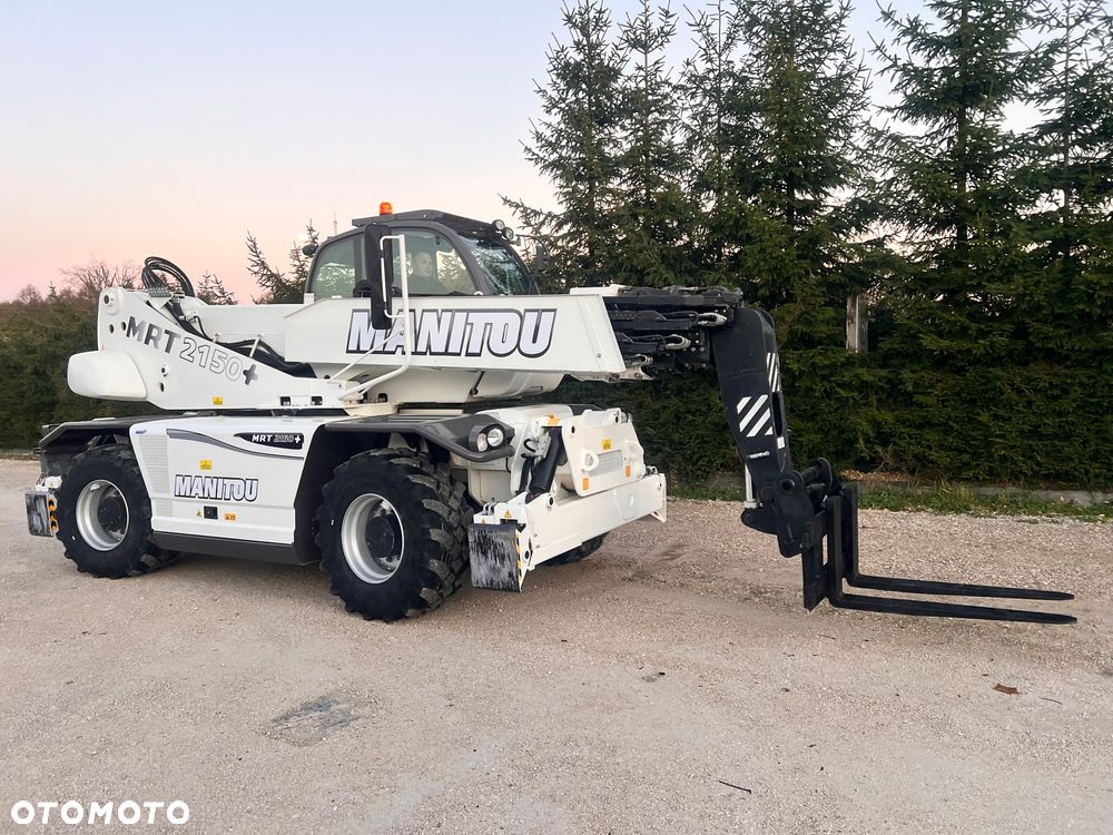 Manitou 2150 Mrt MANITOU ŁADOWARKA TELESKOPOWA Roto  widły kosz PILOT do sterowania  2016/17 1840 2540 2550 kolor od nowości biały Mercedes silnik - 22