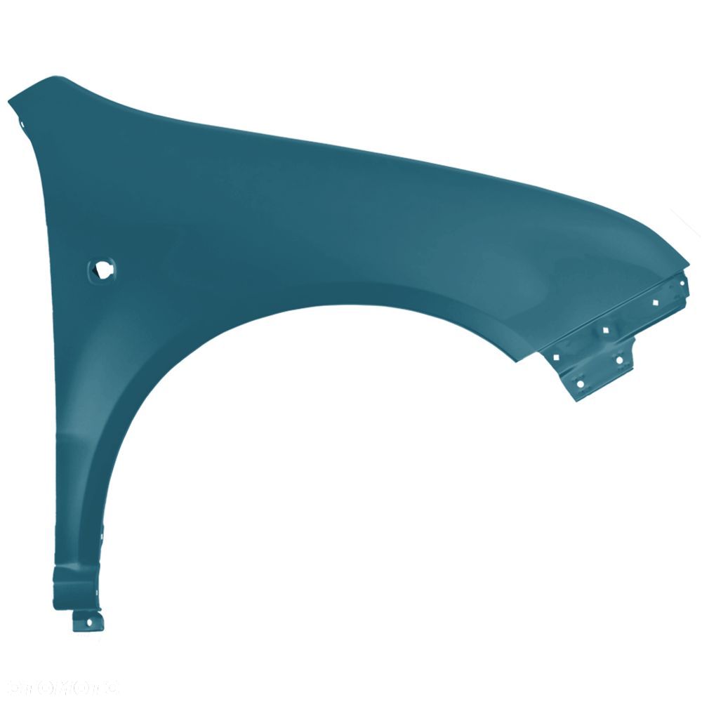 BLU Błotnik SKODA FABIA I 1 6Y 9432 prawy niebieski 99-07 przód ocynk AdmiralBlau - 2