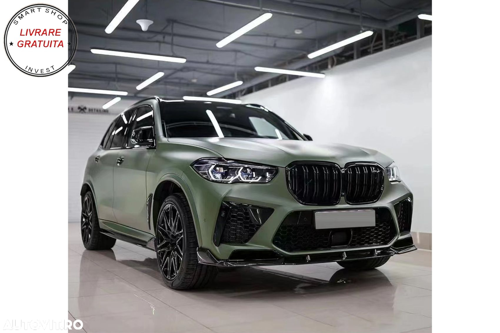 Pachet Exterior Aero BMW F95 X5M Competition (2018-up) Negru Lucios- livrare gratuita - 20