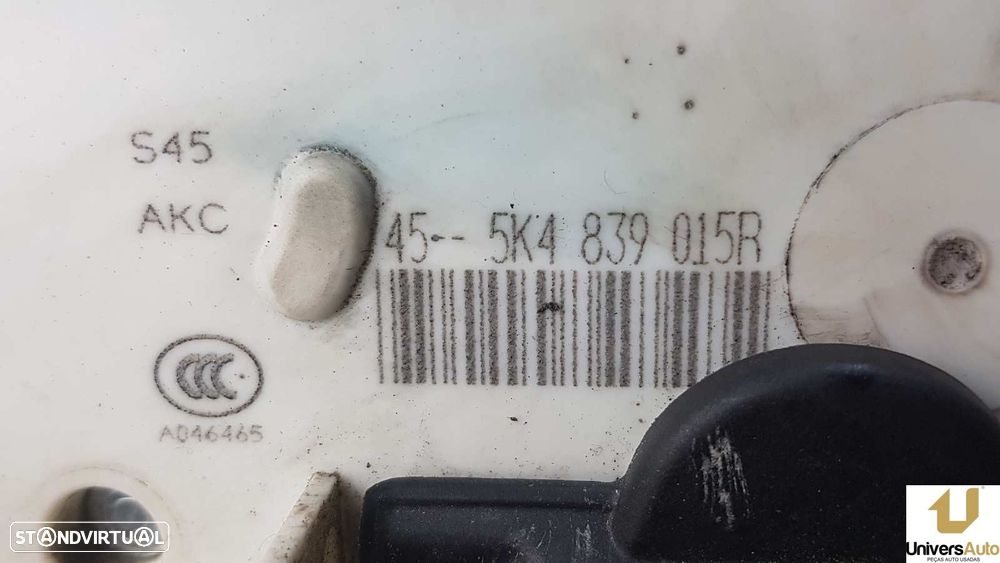 FECHADURA PORTA TRASEIRA ESQUERDA VOLKSWAGEN GOLF VII LIM. ADVANCE BLUEMOTION - 3