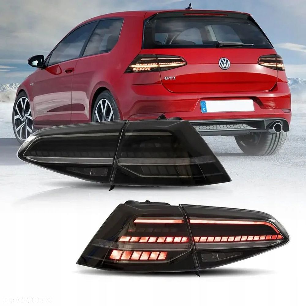 Lampy tylne kpl Vland Full LED Tuning 7.5 Gti look VW Golf VII 7 5g 12-20 - 6