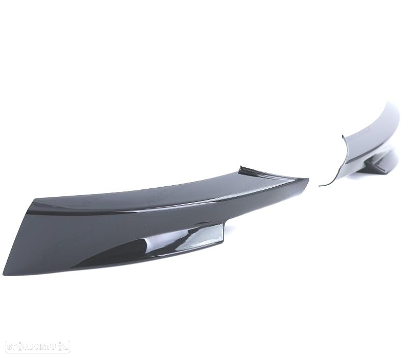 SPLITTERS PARA-CHOQUES FRONTAL BMW E90 E91 08-12 PACK M PRETO BRILHANTE - 3