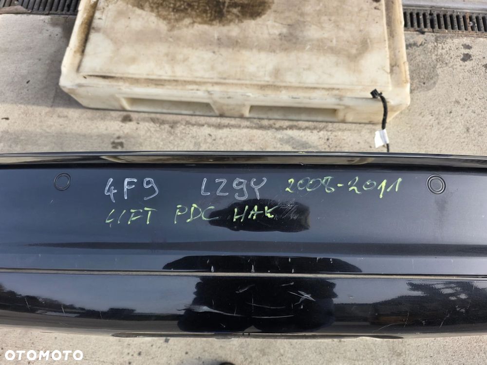 ZDERZAK TYŁ AUDI A6 C6 LIFT LZ9Y PDC HAK AVANT / KOMBI 2008-2012 ORYGINAŁ ! - 13