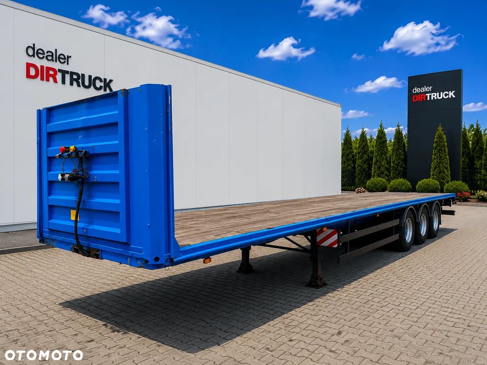 Fruehauf TX 34 Naczepa Ciężarowa PLATFORMA, OSIE SMB, Mocna Podłoga, Hamulce po remoncie ! - 1