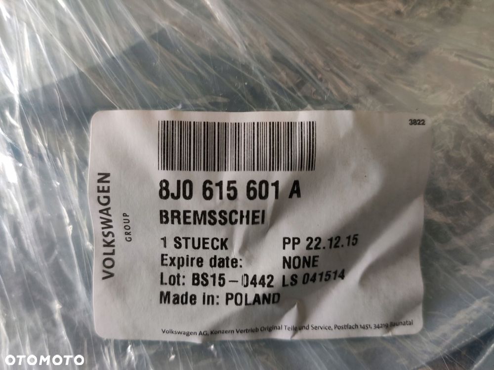 audi tt tarcza 2 szt. hamulcowa wentylowana tarcze 310mm 8j0615601a - 4