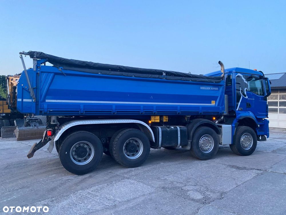 MAN TGS 35.470 8x4 Meiller Kipper + Bordmatik / Retarder / Jak Nowy - 12