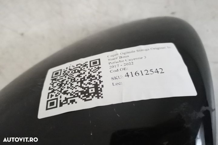 Capac Oglinda Stanga Original In Stare Buna Porsche  Cayenne  3 [2017 - 7