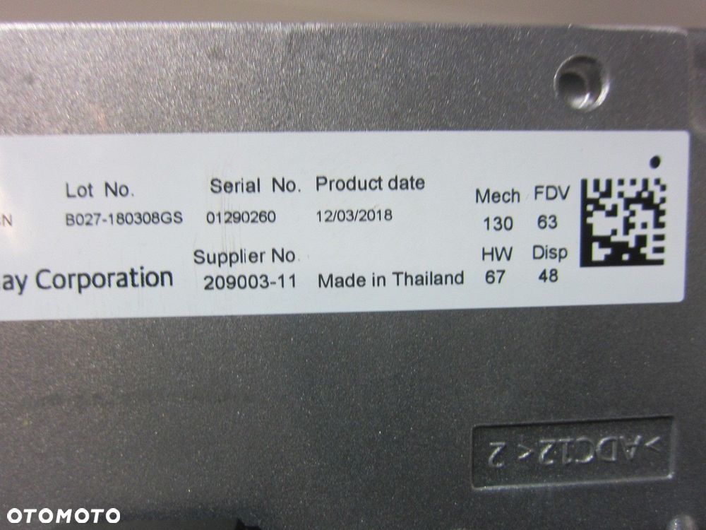 BMW X3 G01 X4 EKRAN WYŚWIETLACZ MONITOR NAWIGACJI 10,25 65506841920 6841920 - 11