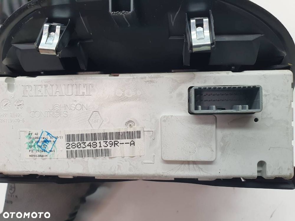 WYŚWIETLACZ EKRAN MONITOR RADIA RENAULT CLIO III 280348139R - 4