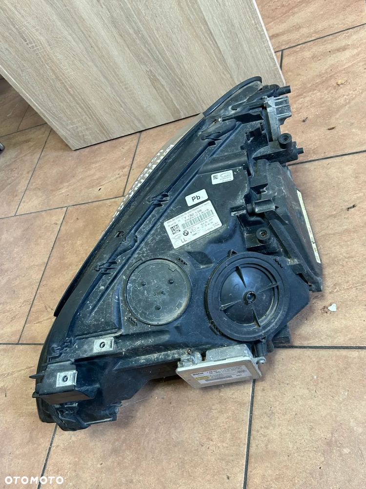 LAMPA BMW F01 F02 PRAWY PRZÓD KOMPLETNA XENON EUROPA 7182138 USZKODZONA ZALANA - 3