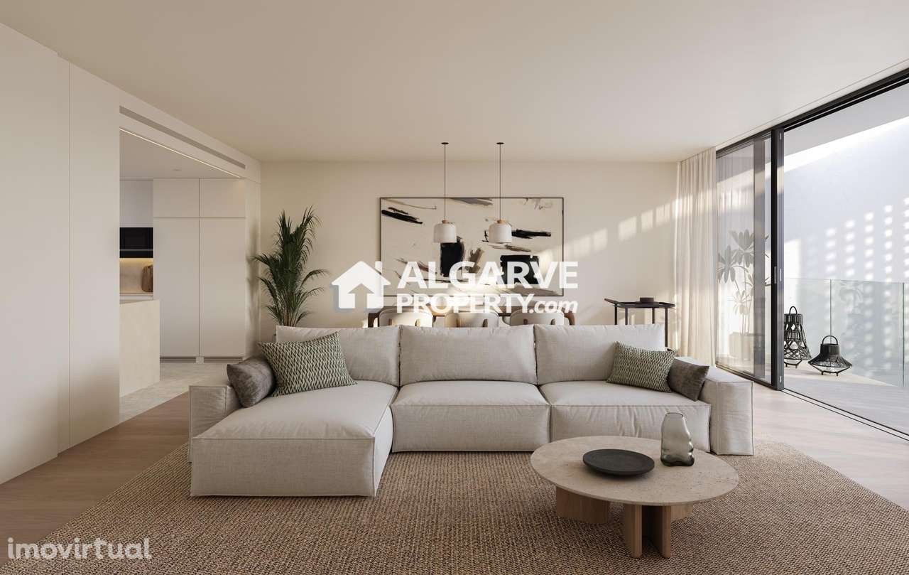 Duplex T4 de Luxo com Piscina no Terraço no Centro de Vilamoura – Bota - Grande imagem: 2/26