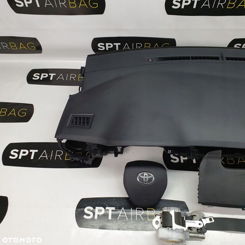 TOYOTA AURIS DESKA ROZDZIELCZA KONSOLA KOKPIT PULPIT PODUSZKI AIRBAG AIR BAG PASY KIT SET - 2