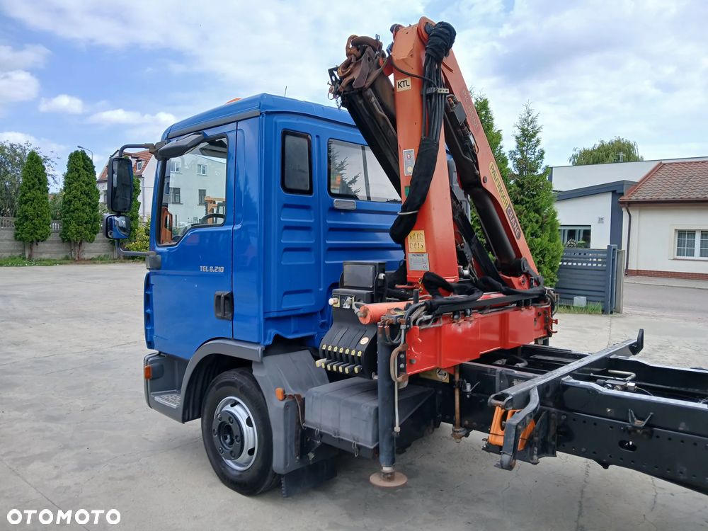 MAN TGL 8.210 2006 HDS Palfinger wywrotka Meiller-Kipper z Niemiec - 21