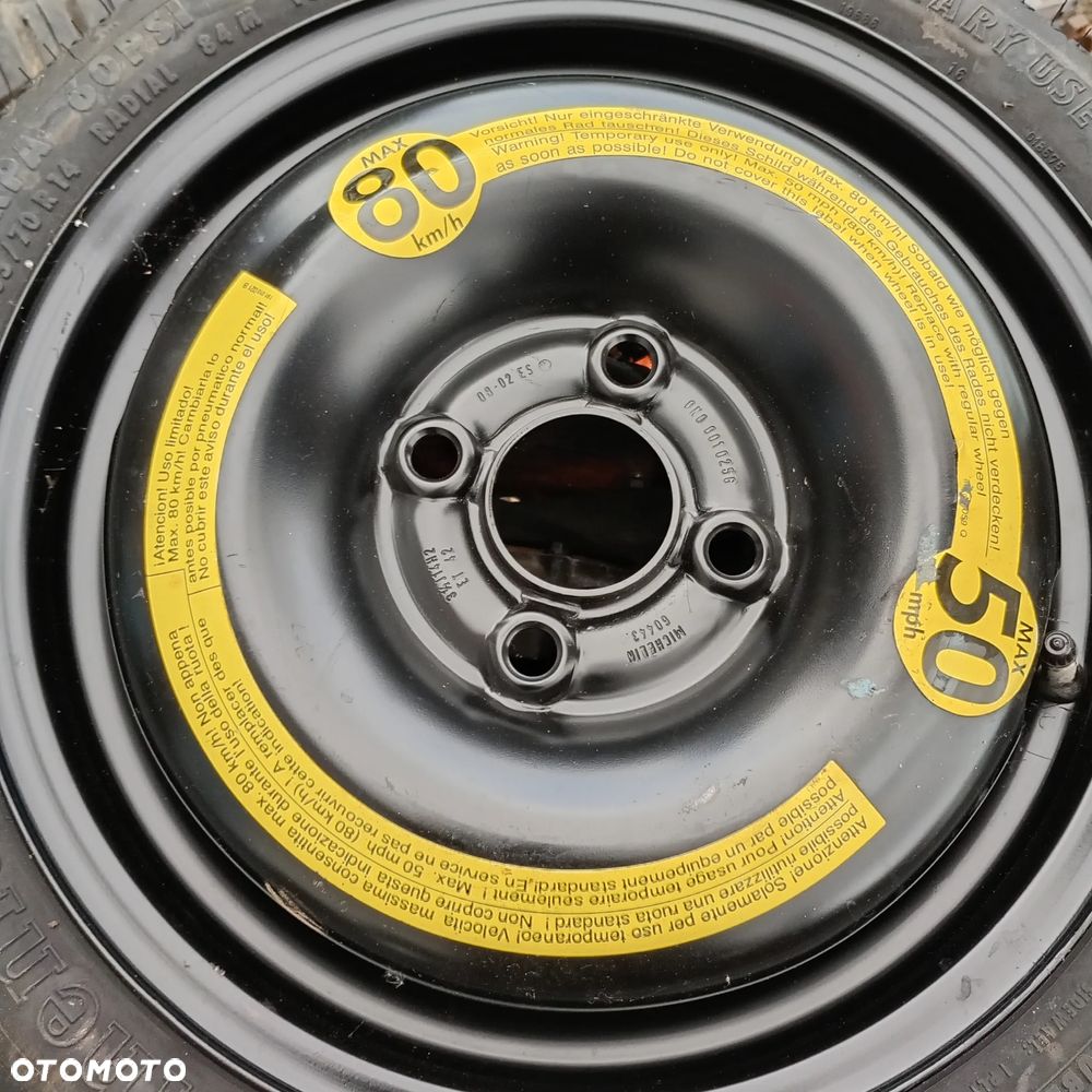 Koło dojazdowe polo Ibiza Arosa 4x100 - 2