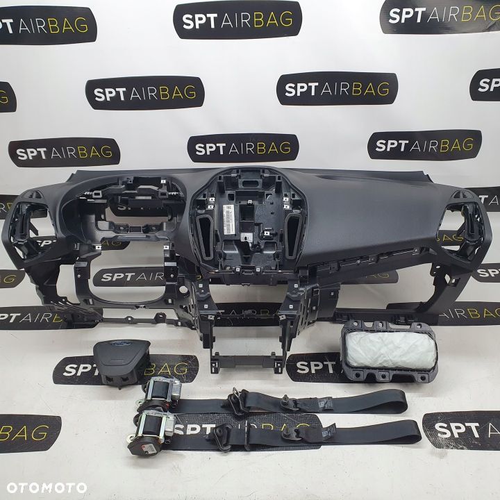 FORD TRANSIT CONNECT DESKA ROZDZIELCZA KONSOLA KOKPIT PULPIT PODUSZKI AIRBAG AIR BAG PASY KIT SET - 1