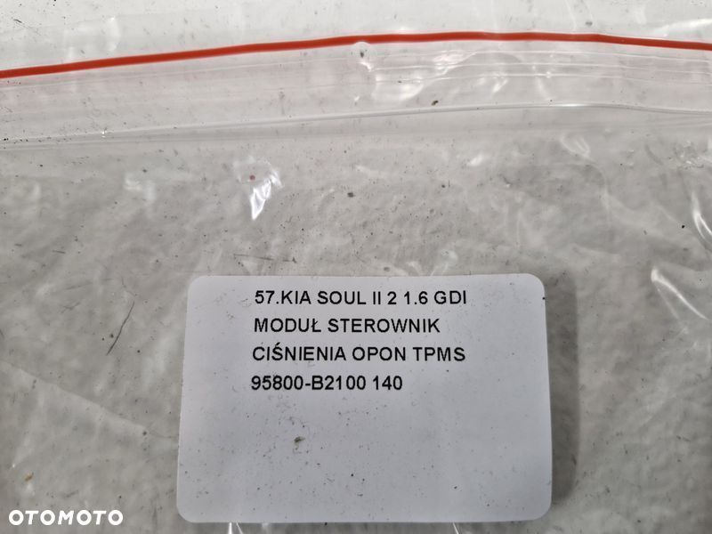 kia soul ii 2 1.6 gdi moduł sterownik ciśnienia opon tpms 95800-b2100 - 8