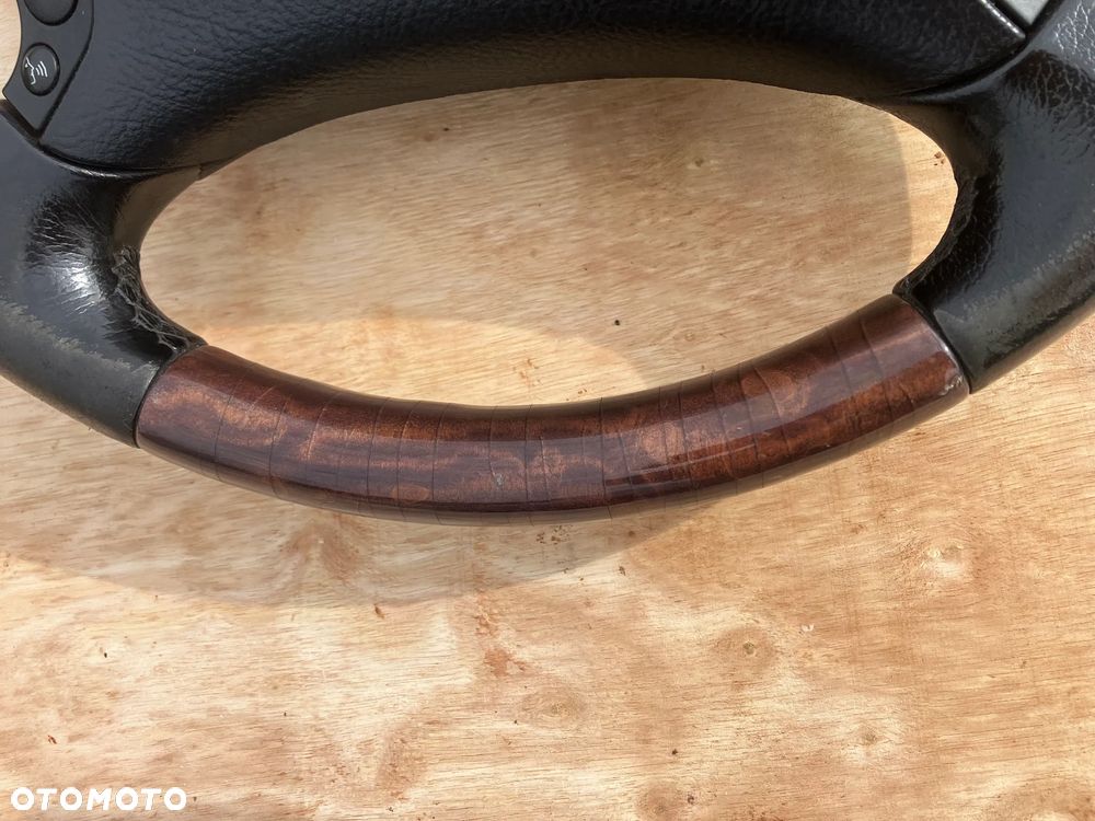 KIEROWNICA BMW E39 DREWNO DREWIANA LIFT PODUSZKA E38 X5 E46 - 7