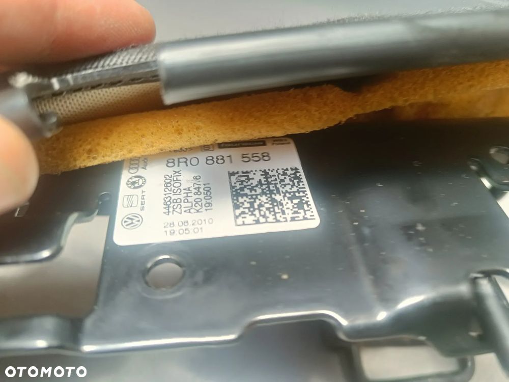 Mocowanie Isofix uchwyt przedniego fotela Audi Q5 8R Q3 8R0881558 - 4