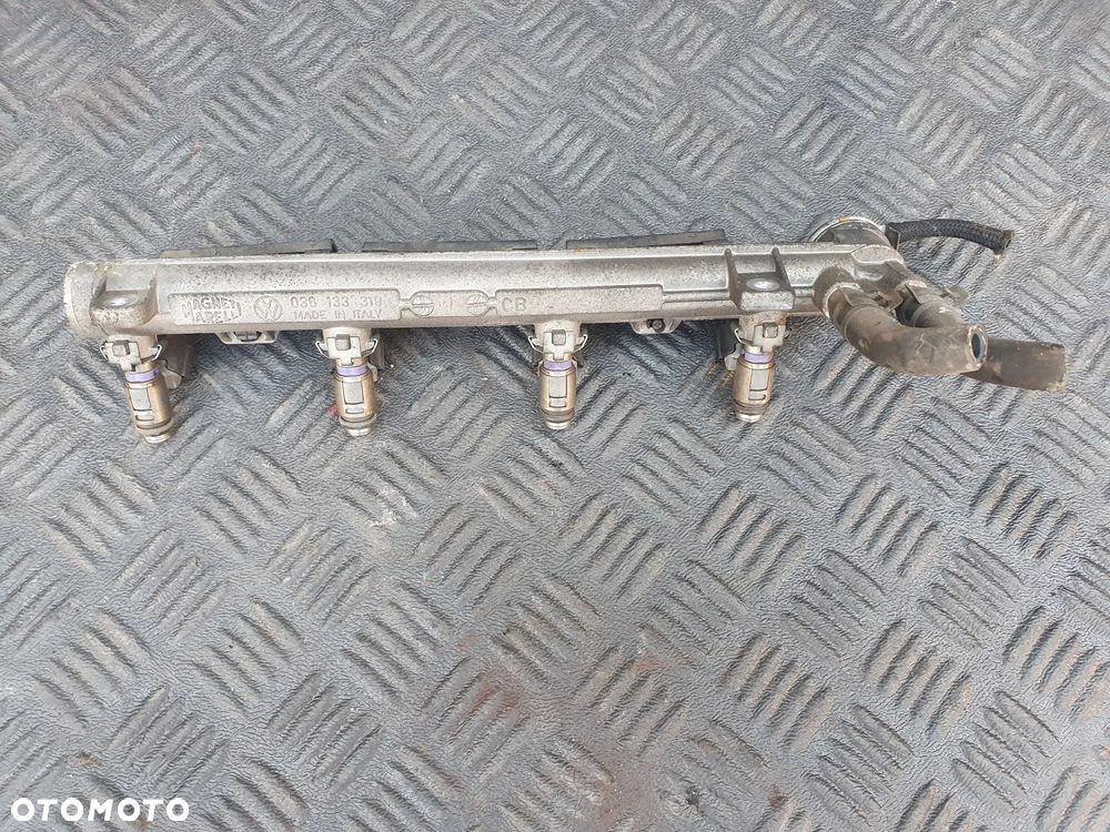 VOLKSWAGEN AUDI SKODA SEAT 1.6 16V WTRYSKI WTRYSKIWACZ WTRYSK IWP123  036133319 LISTWA KOMPLET - 1