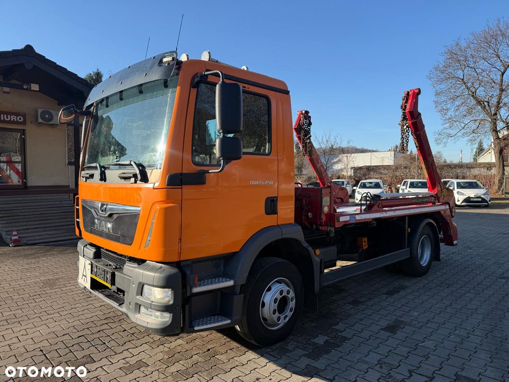 MAN 15.250 TGM bramowiec, MEILLER, pilot, 234 t.km.! - 9