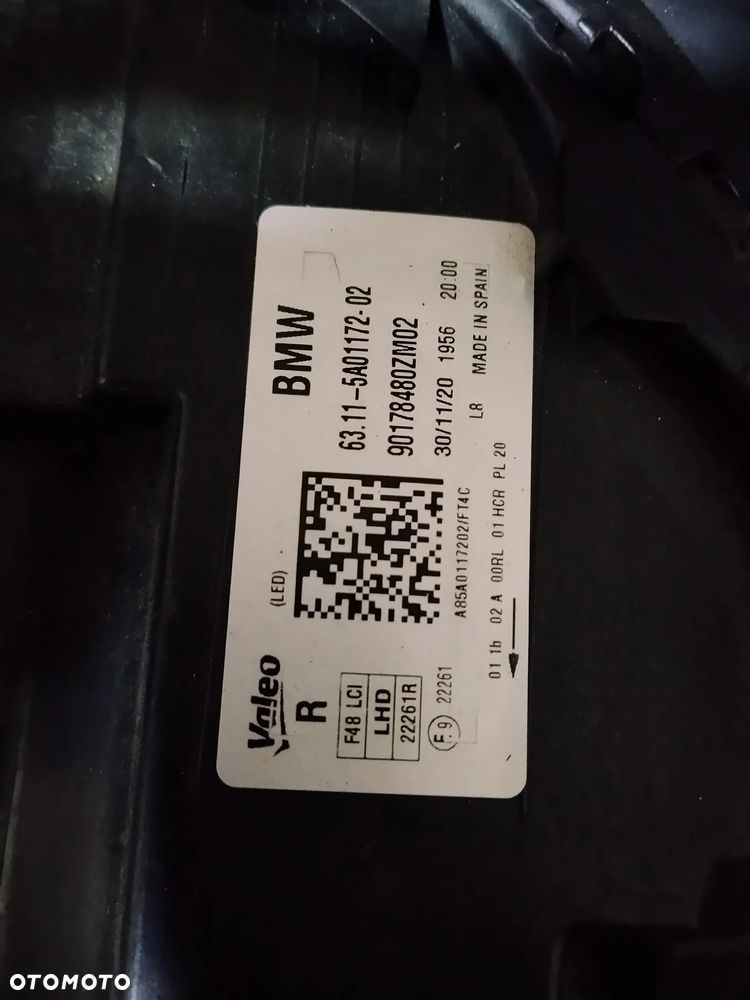 Lampa Lewa Full LED BMW X1 F48 lift Lci Europa bdb.stan - 2