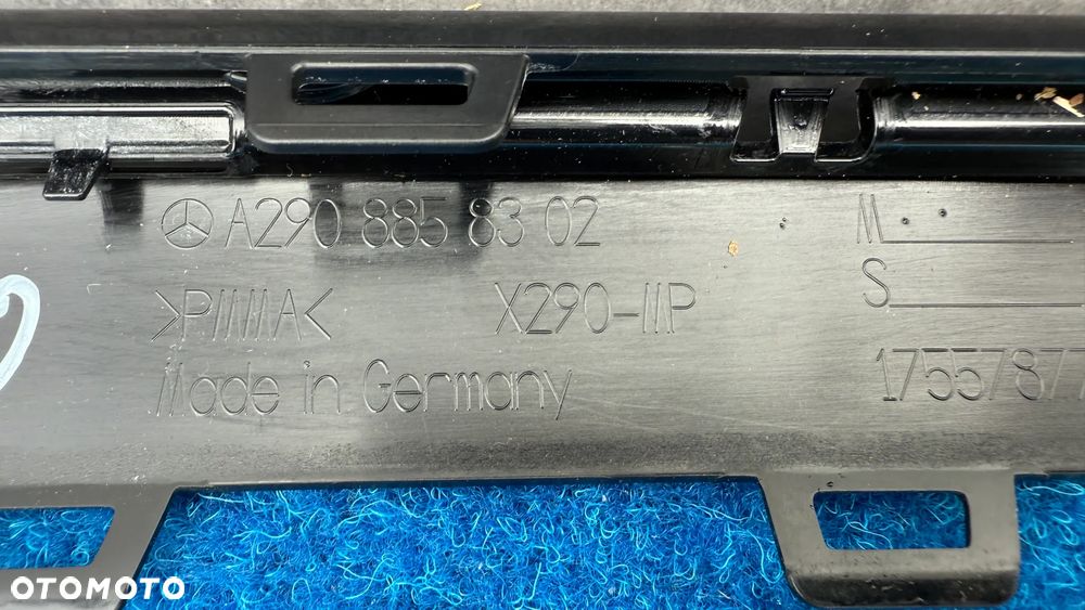 MERCEDES AMG GT W290 X290 LISTWA ZDERZAKA PRZÓD RAMKA A2908858302 1G/IP/10ES - 4