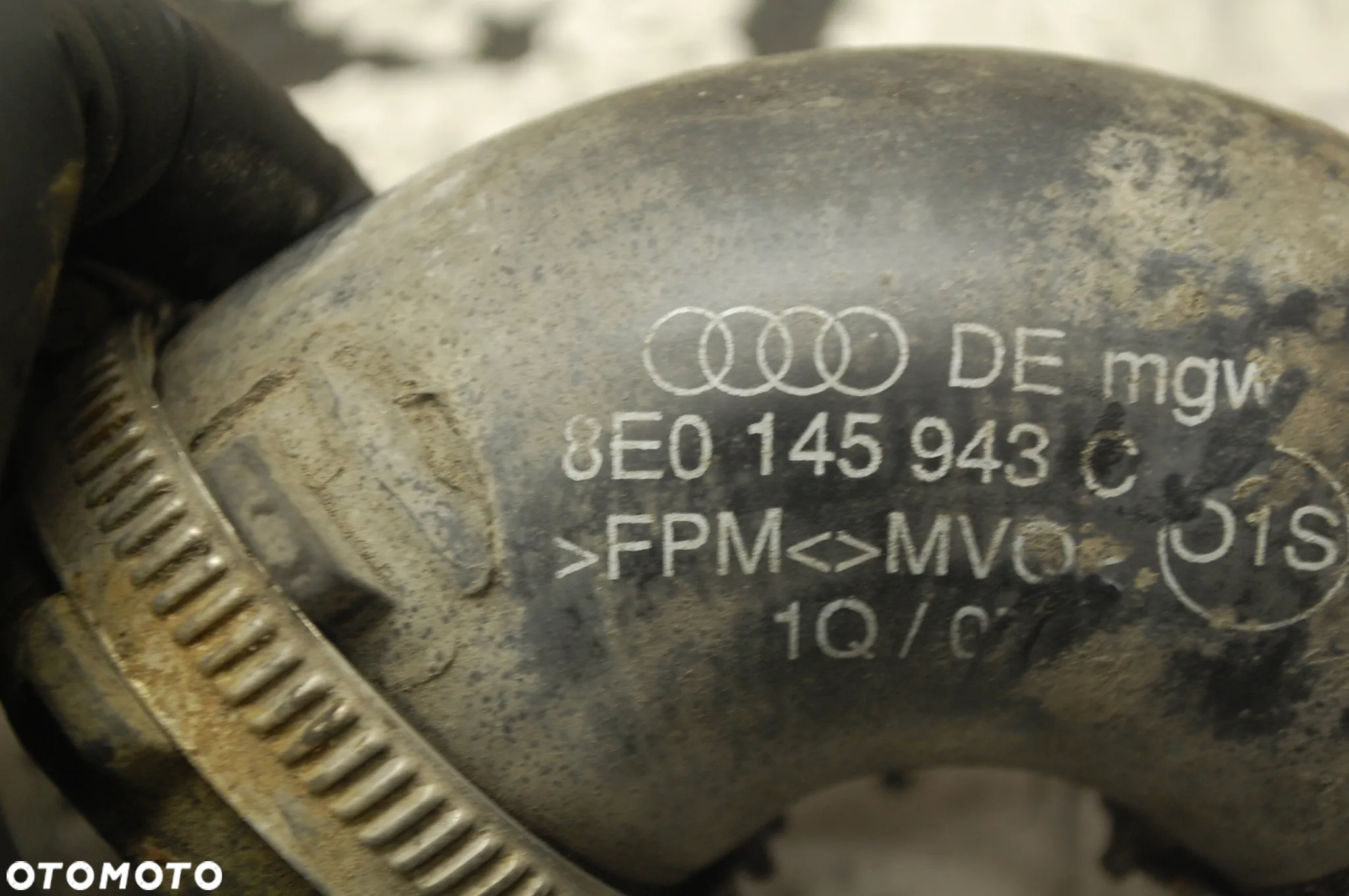 RURA PRZEWÓD INTERCOOLERA 8E0145943C AUDI A4 B7 3.0 TDI A6 C6 - 2