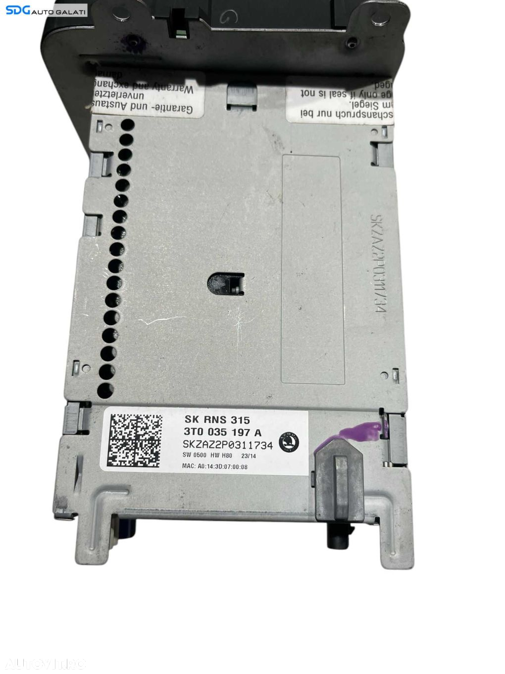 Navigatie Radio CD Player Amundsen RNS315 Skoda Yeti 2010 - 2018 Cod 3T0035197A [S0125] - 5