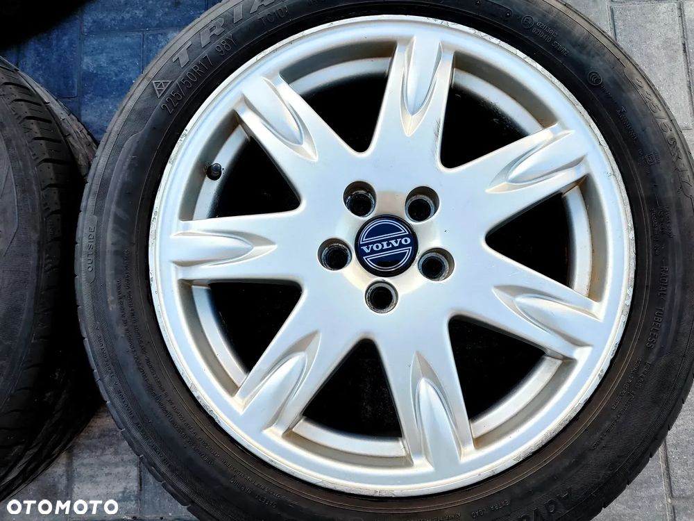 FELGI Z OPONAMI KOŁA ALUMINIOWE VOLVO R17 5X108 65,1 mm OPONY R17 225/50 LATO 2020r NR41 - 2