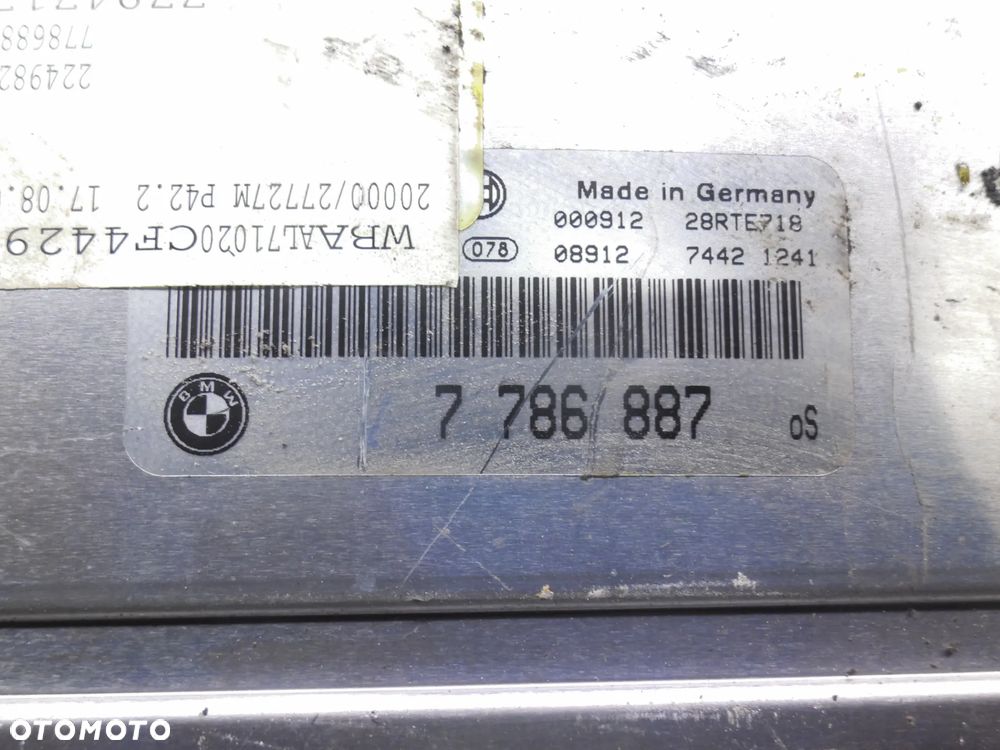 KOMPUTER BMW 3 E46 2.0 D 136KM ECU STEROWNIK SILNIKA 7786887 0281010205 POSIADAM 3 szt - 4