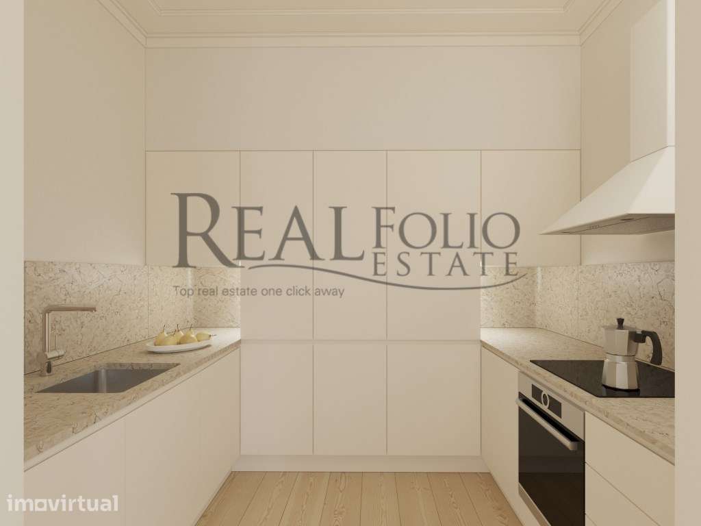 Apartamento T2 com varanda no coração de Lisboa - Grande imagem: 4/12