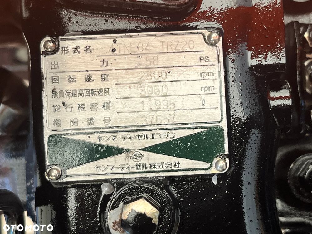 SILNIK Yanmar 4TNE84-TRZ2C 42.7 kVA 4TNE 84 1,995L cena 14000netto - 11