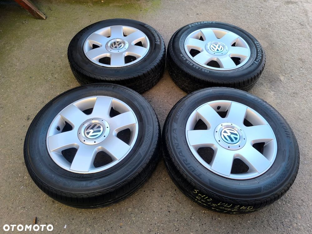 5x112 Felgi Aluminiowe Alufelgi 15 Koła Letnie Lato VW GOLF 5 6 7 V VI VII JETTA CADDY TOURAN SHARAN PASSAT B5 SEAT AUDI SKODA Legnica ALU-RAD 195/65 5,5mm - 2